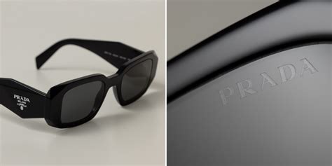 how do i know my prada sunglasses are real|Real vs fake Prada sunglass. How to spot original Prada.